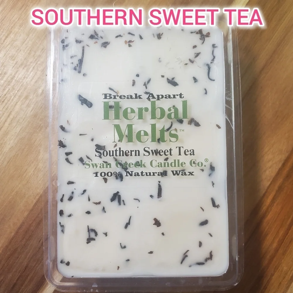 SOUTHERN SWEET TEA by SWAN CREEK CANDLE CO Herbal Melts 100% Natural Wax 5.25 oz
